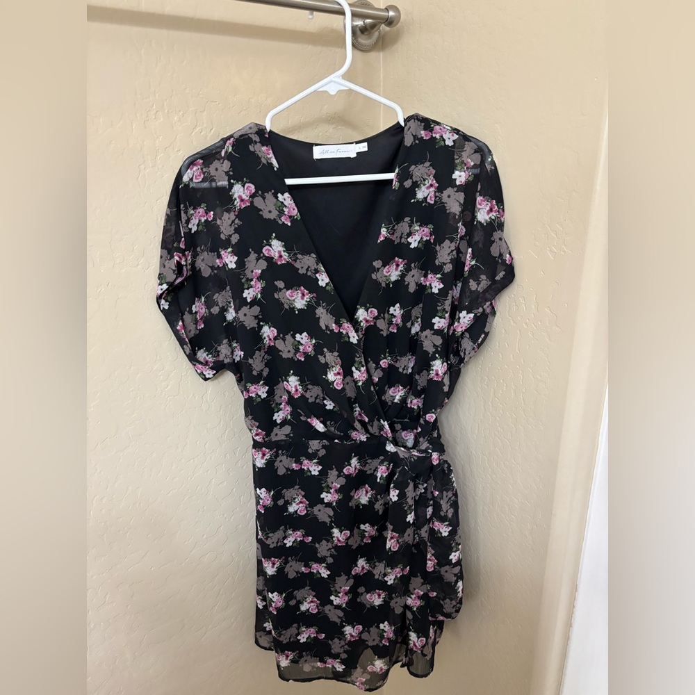 Floral Wrap Dress